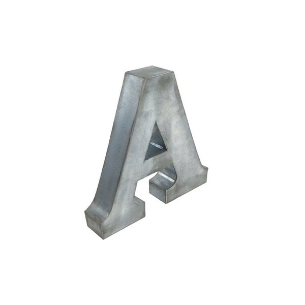 Gracie Oaks Eglantine Individual Metal Zinc Letter A & Reviews  Wayfair